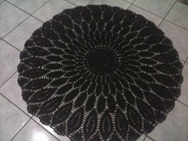 Tapete redondo croche