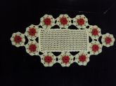 Caminho de mesa em croche